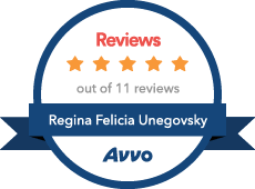 Regina Felicia Unegovsky is Rated 5 stars on Avvo out of 11 reviews